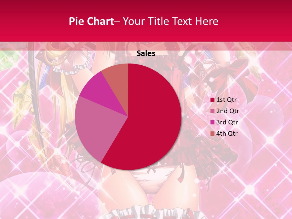 A Girl In A Pink Dress With A Hat On Her Head PowerPoint Template