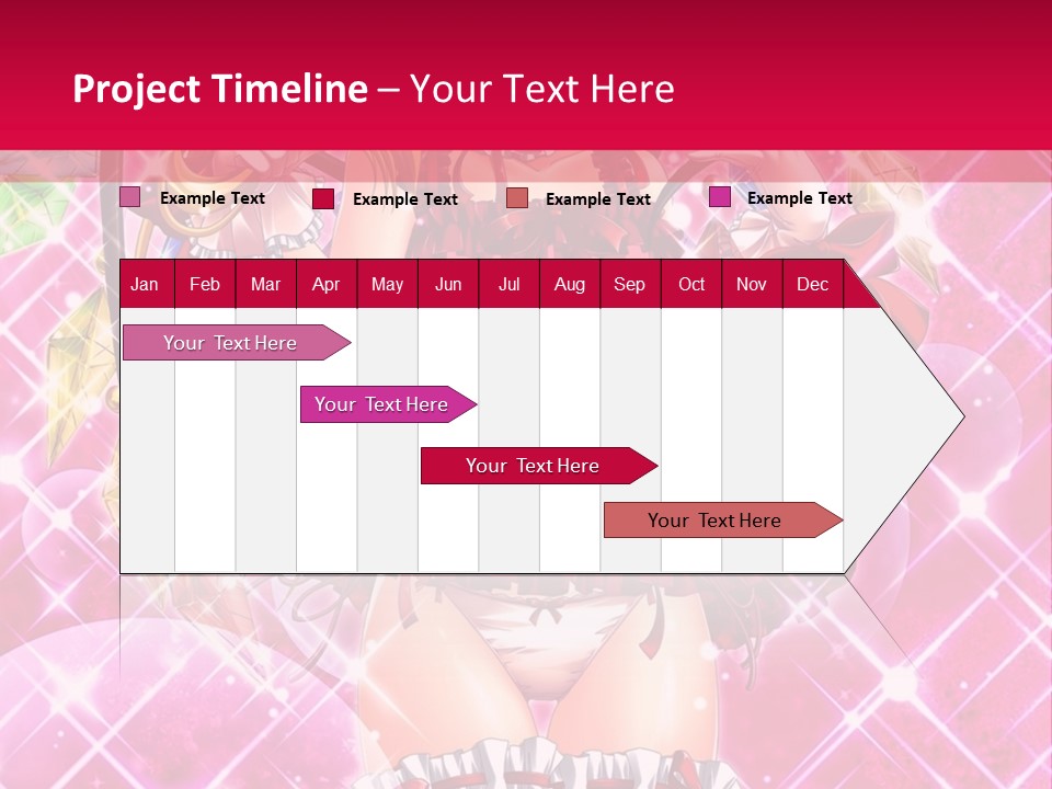 A Girl In A Pink Dress With A Hat On Her Head PowerPoint Template