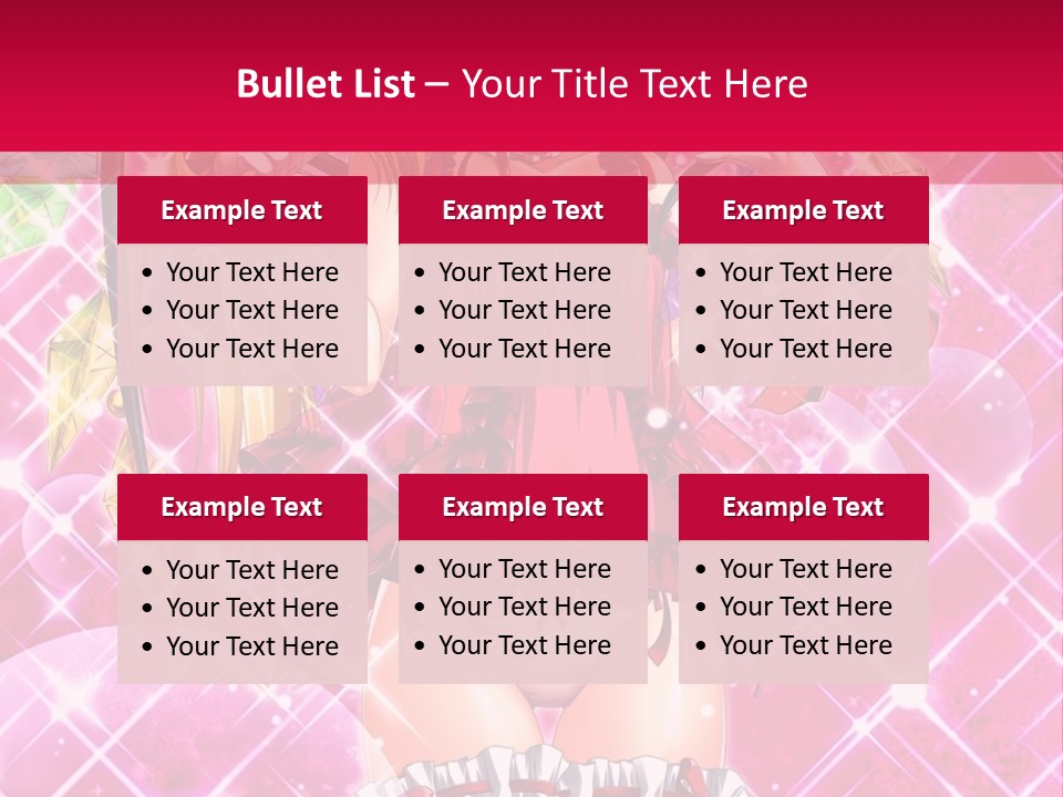 A Girl In A Pink Dress With A Hat On Her Head PowerPoint Template