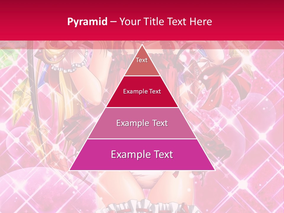 A Girl In A Pink Dress With A Hat On Her Head PowerPoint Template