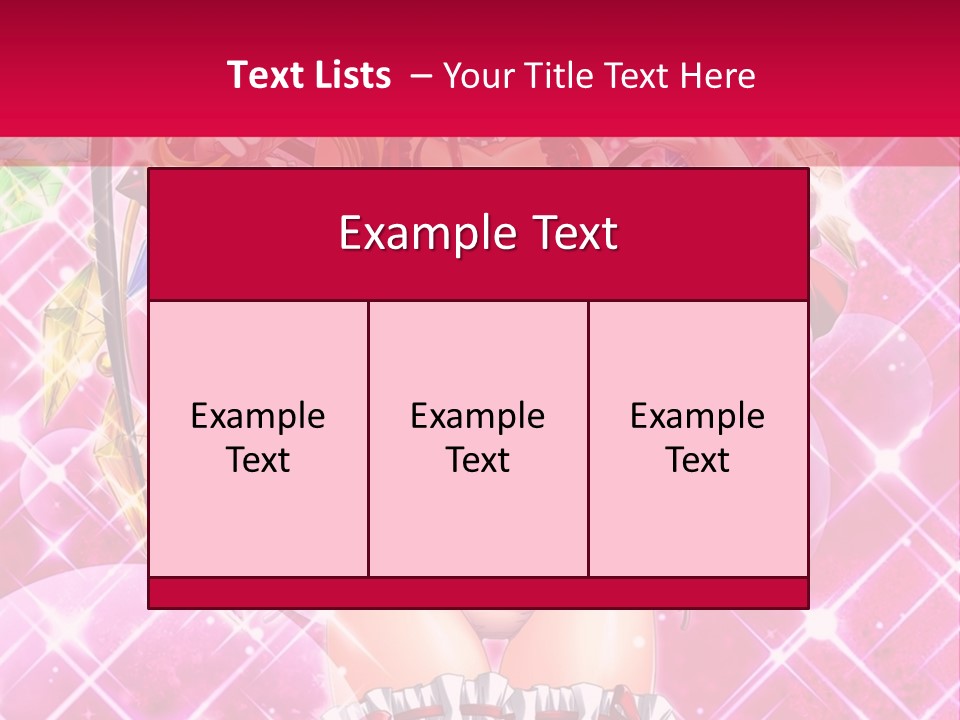 A Girl In A Pink Dress With A Hat On Her Head PowerPoint Template