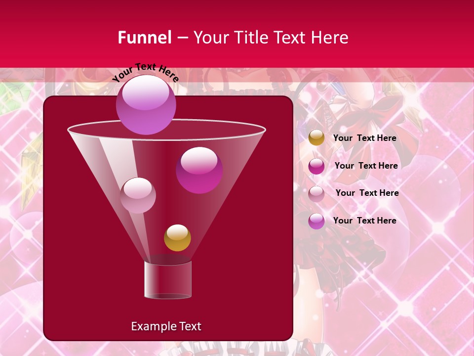 A Girl In A Pink Dress With A Hat On Her Head PowerPoint Template