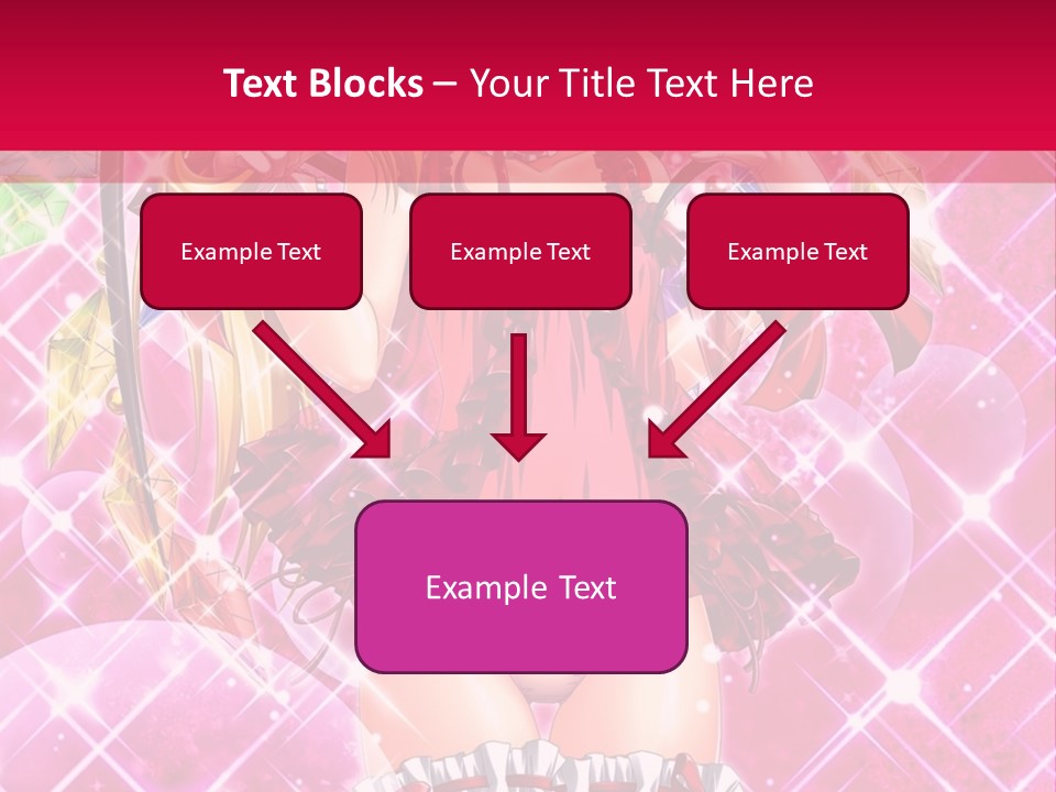 A Girl In A Pink Dress With A Hat On Her Head PowerPoint Template