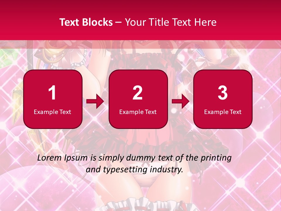 A Girl In A Pink Dress With A Hat On Her Head PowerPoint Template