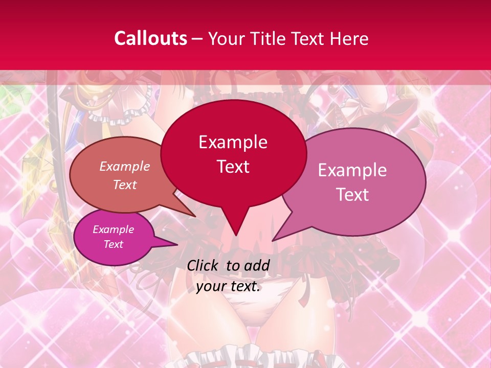 A Girl In A Pink Dress With A Hat On Her Head PowerPoint Template