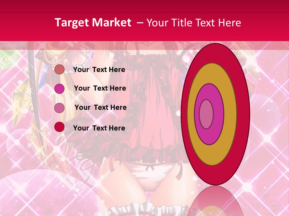 A Girl In A Pink Dress With A Hat On Her Head PowerPoint Template