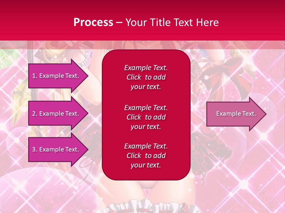 A Girl In A Pink Dress With A Hat On Her Head PowerPoint Template