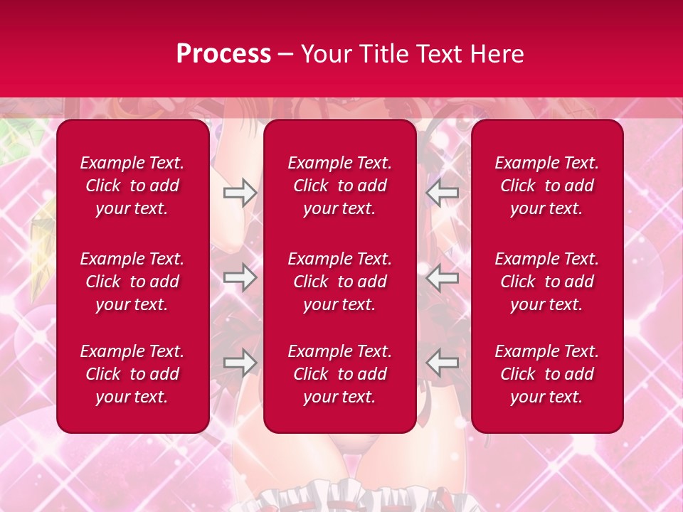 A Girl In A Pink Dress With A Hat On Her Head PowerPoint Template