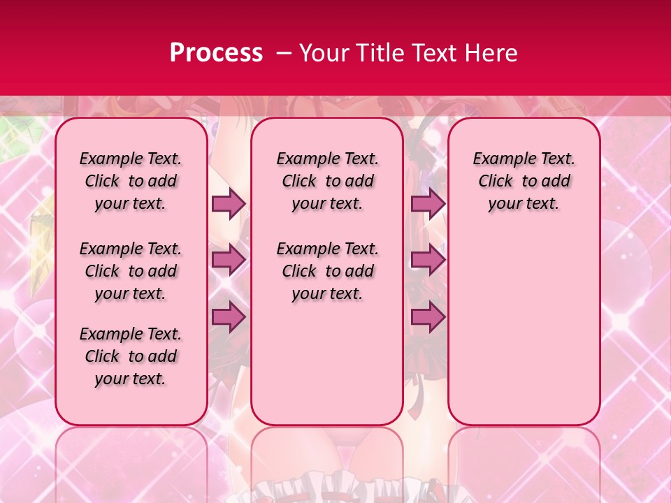 A Girl In A Pink Dress With A Hat On Her Head PowerPoint Template