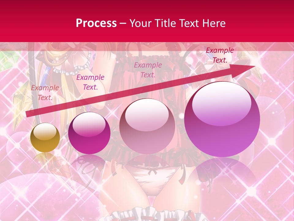 A Girl In A Pink Dress With A Hat On Her Head PowerPoint Template