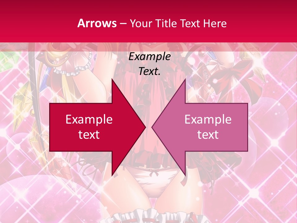 A Girl In A Pink Dress With A Hat On Her Head PowerPoint Template