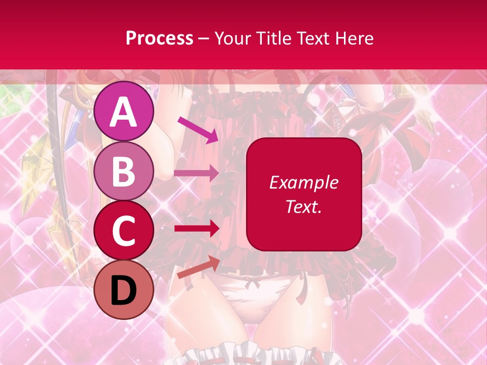 A Girl In A Pink Dress With A Hat On Her Head PowerPoint Template