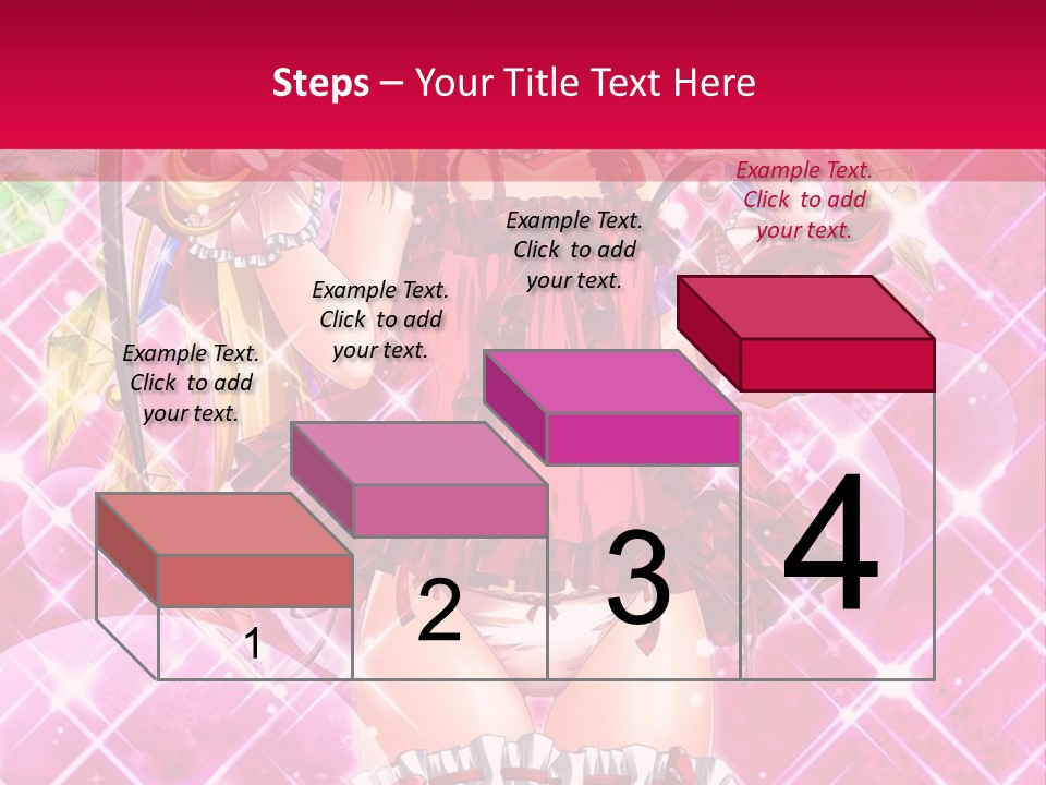 A Girl In A Pink Dress With A Hat On Her Head PowerPoint Template