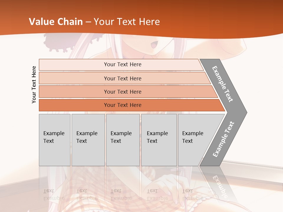A Woman Sitting On The Floor With A Hat On Her Head PowerPoint Template