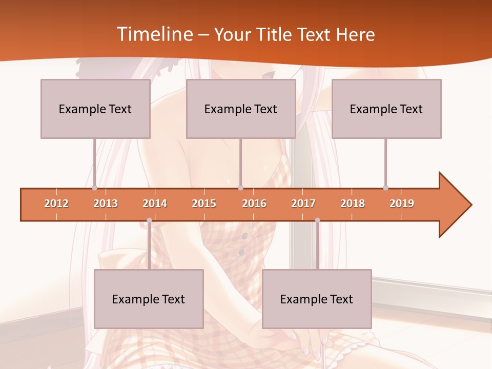 A Woman Sitting On The Floor With A Hat On Her Head PowerPoint Template