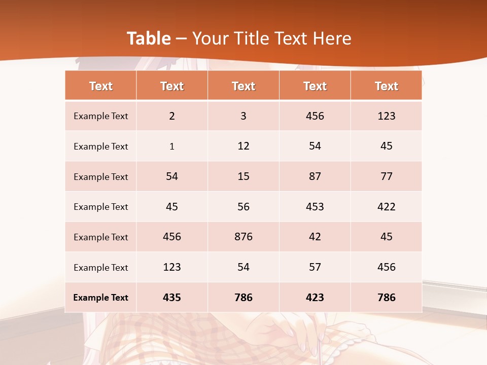 A Woman Sitting On The Floor With A Hat On Her Head PowerPoint Template