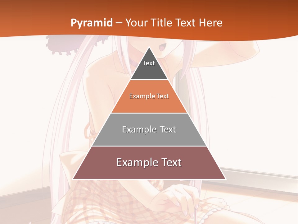 A Woman Sitting On The Floor With A Hat On Her Head PowerPoint Template