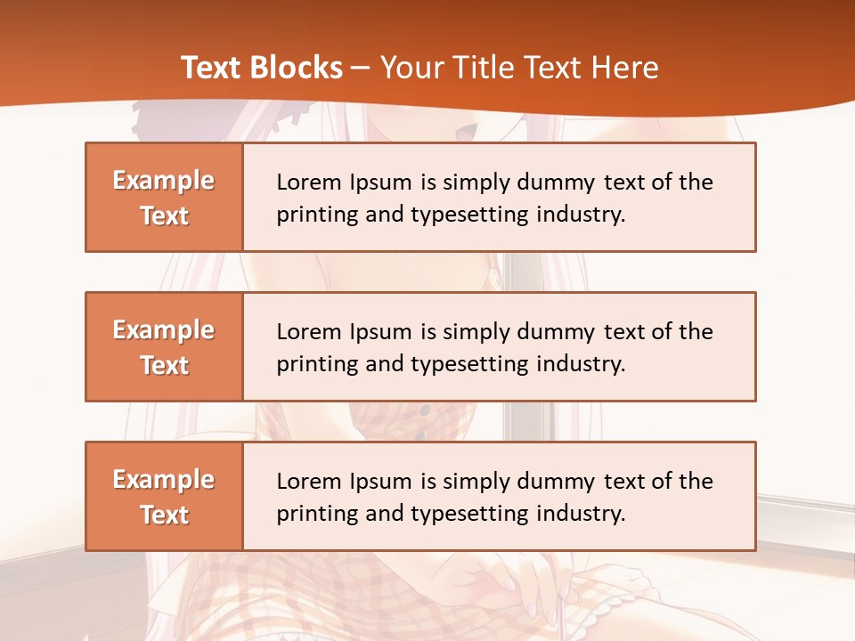 A Woman Sitting On The Floor With A Hat On Her Head PowerPoint Template