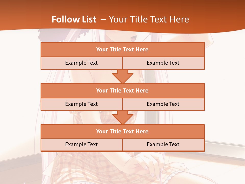 A Woman Sitting On The Floor With A Hat On Her Head PowerPoint Template