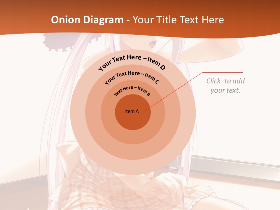 A Woman Sitting On The Floor With A Hat On Her Head PowerPoint Template