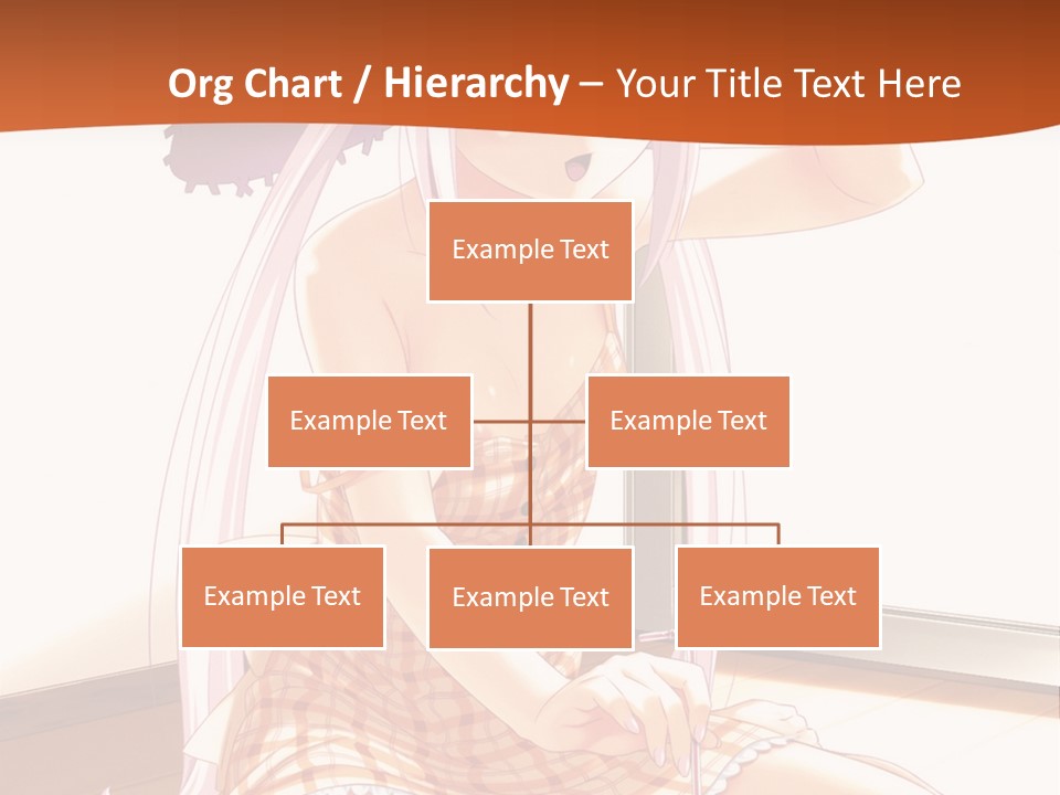 A Woman Sitting On The Floor With A Hat On Her Head PowerPoint Template