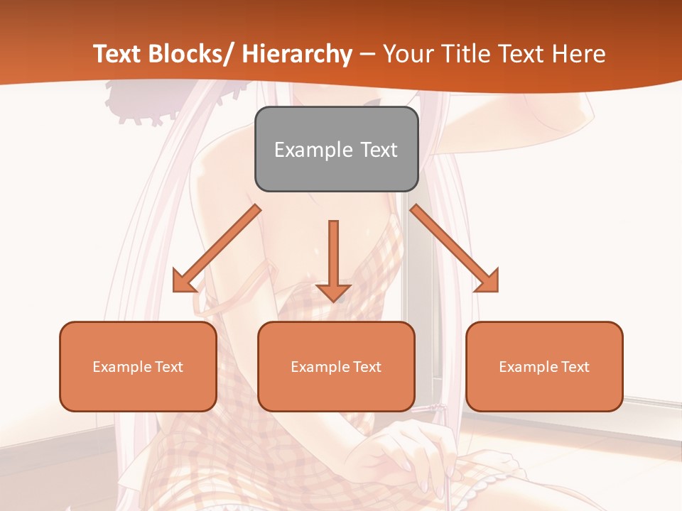 A Woman Sitting On The Floor With A Hat On Her Head PowerPoint Template