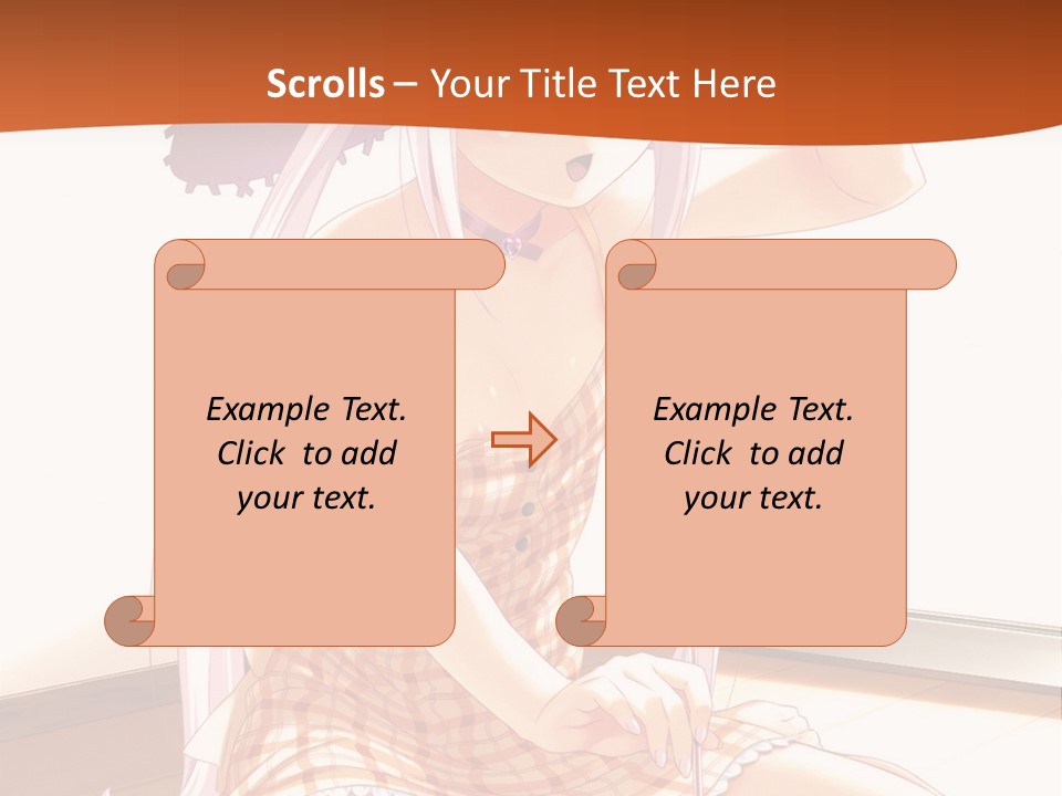 A Woman Sitting On The Floor With A Hat On Her Head PowerPoint Template