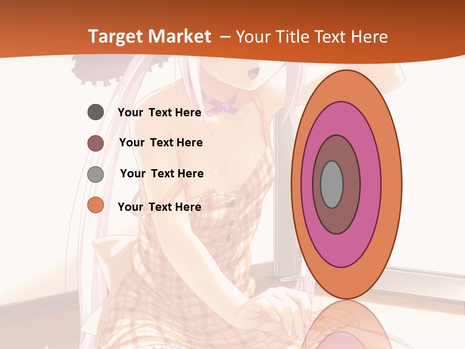 A Woman Sitting On The Floor With A Hat On Her Head PowerPoint Template