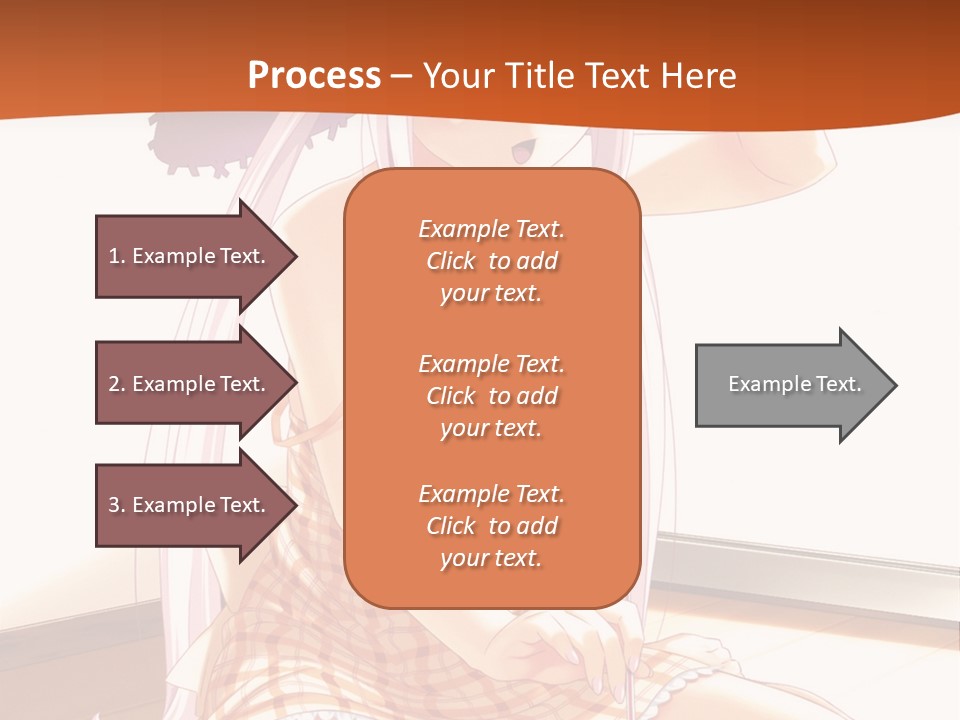 A Woman Sitting On The Floor With A Hat On Her Head PowerPoint Template