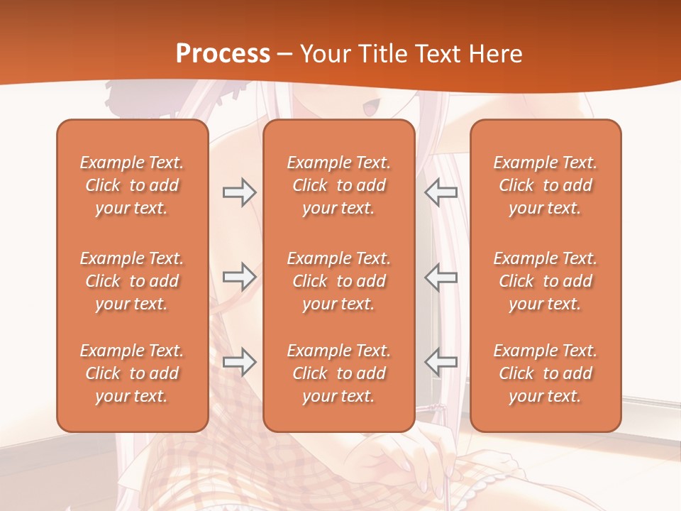 A Woman Sitting On The Floor With A Hat On Her Head PowerPoint Template