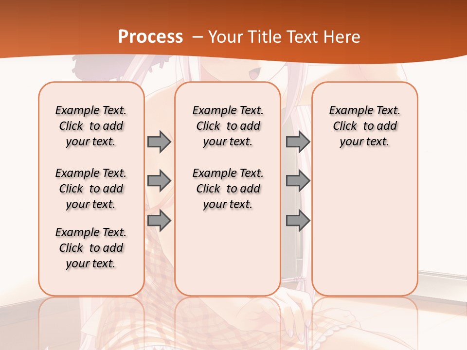 A Woman Sitting On The Floor With A Hat On Her Head PowerPoint Template
