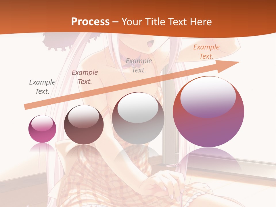 A Woman Sitting On The Floor With A Hat On Her Head PowerPoint Template