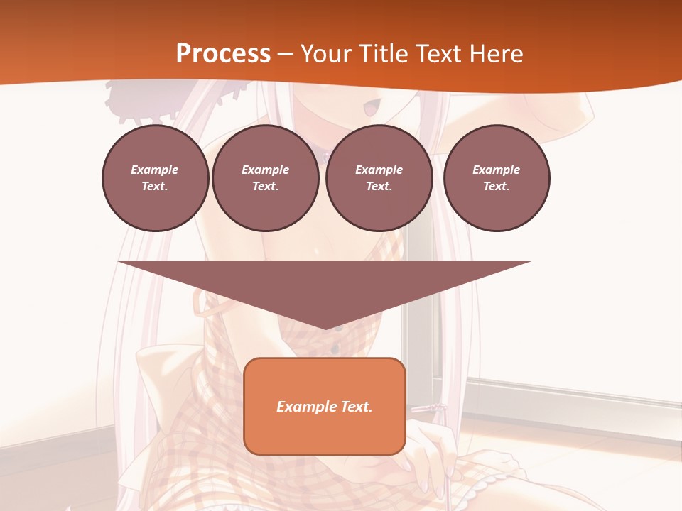 A Woman Sitting On The Floor With A Hat On Her Head PowerPoint Template