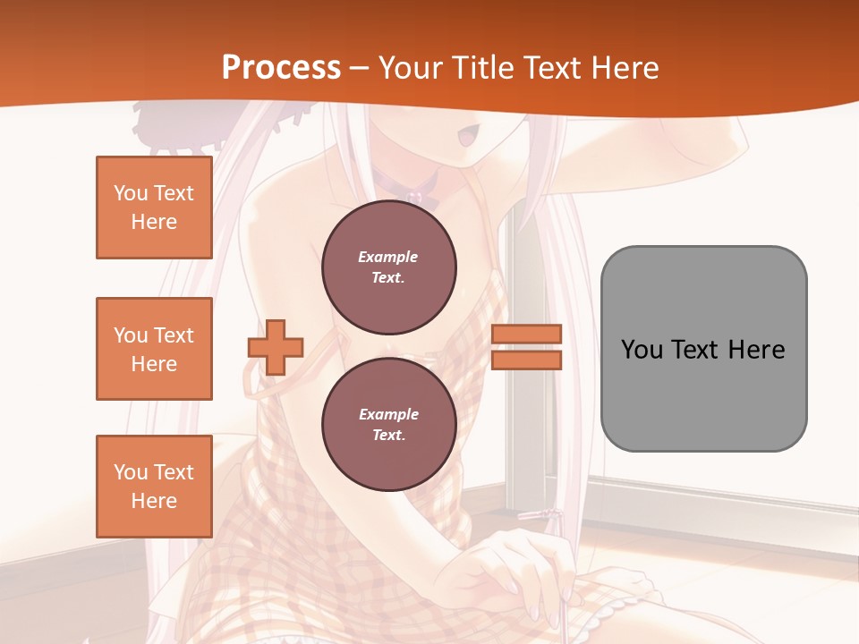 A Woman Sitting On The Floor With A Hat On Her Head PowerPoint Template
