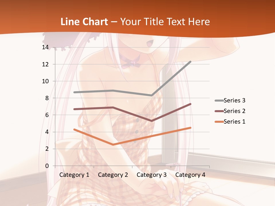 A Woman Sitting On The Floor With A Hat On Her Head PowerPoint Template
