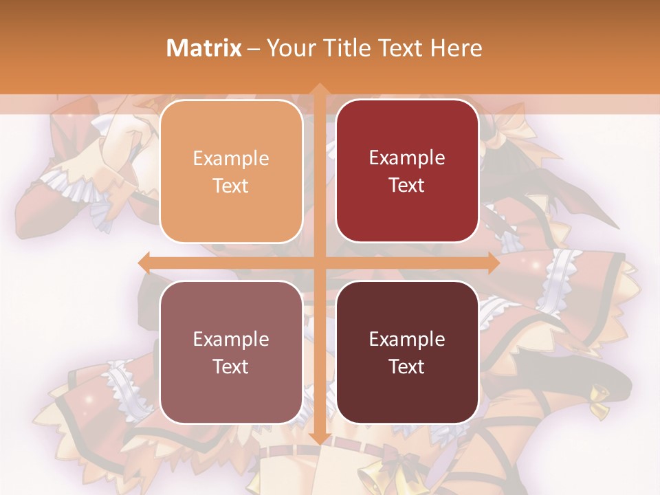 A Woman In A Red Dress With A Horn In Her Hand PowerPoint Template