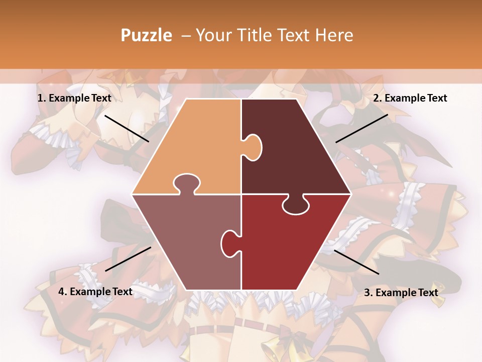 A Woman In A Red Dress With A Horn In Her Hand PowerPoint Template