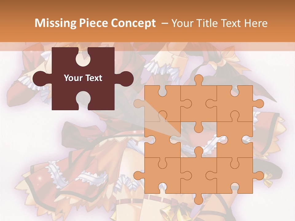 A Woman In A Red Dress With A Horn In Her Hand PowerPoint Template