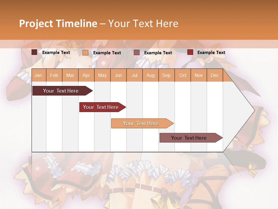 A Woman In A Red Dress With A Horn In Her Hand PowerPoint Template