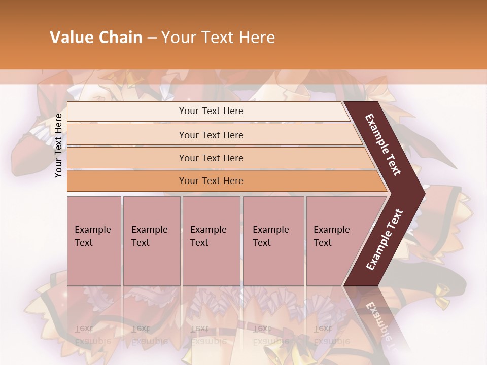 A Woman In A Red Dress With A Horn In Her Hand PowerPoint Template