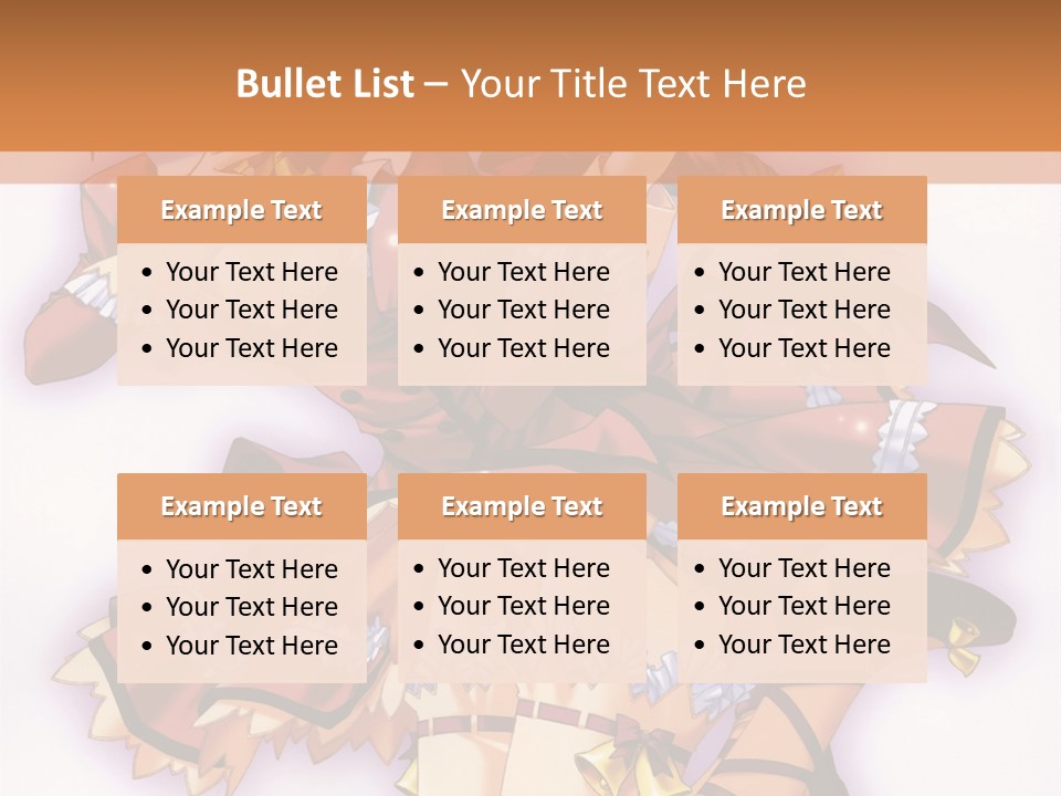 A Woman In A Red Dress With A Horn In Her Hand PowerPoint Template