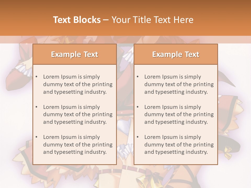 A Woman In A Red Dress With A Horn In Her Hand PowerPoint Template