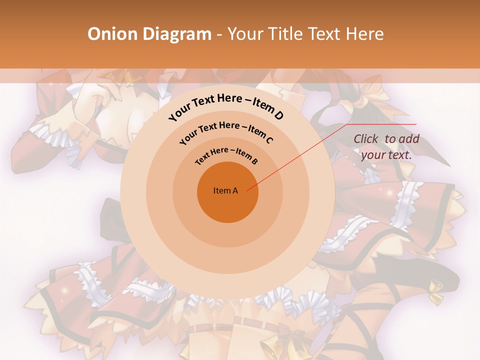 A Woman In A Red Dress With A Horn In Her Hand PowerPoint Template