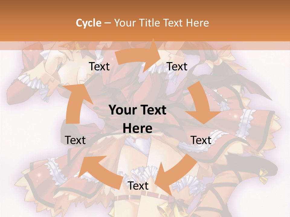 A Woman In A Red Dress With A Horn In Her Hand PowerPoint Template