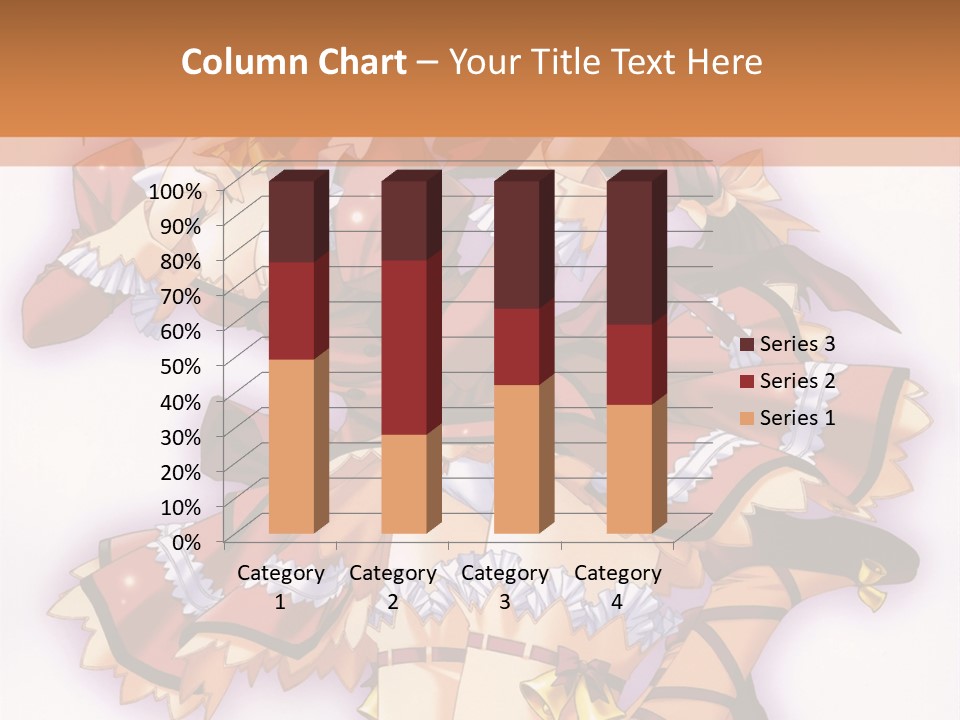 A Woman In A Red Dress With A Horn In Her Hand PowerPoint Template