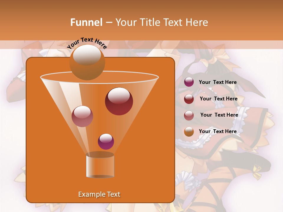 A Woman In A Red Dress With A Horn In Her Hand PowerPoint Template