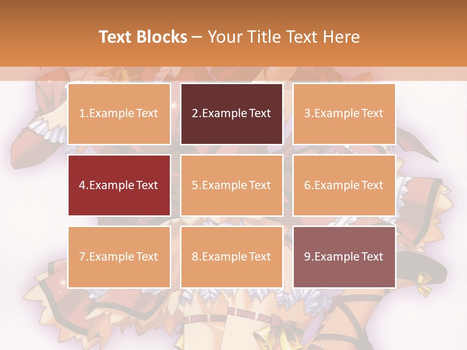 A Woman In A Red Dress With A Horn In Her Hand PowerPoint Template