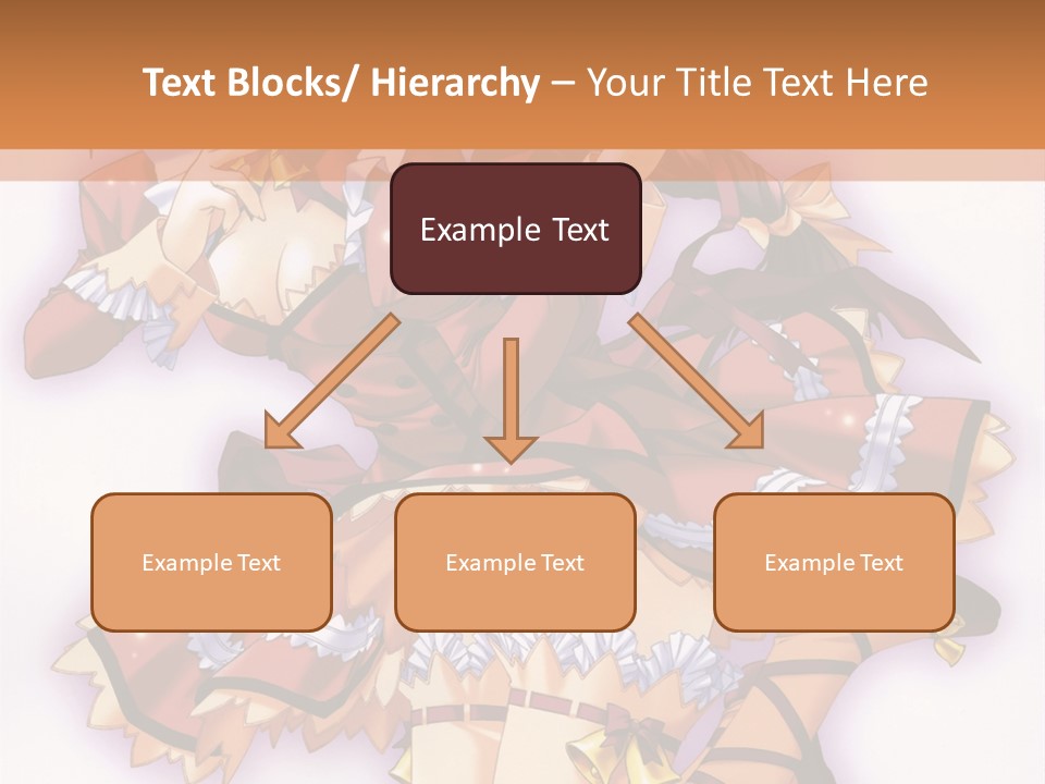 A Woman In A Red Dress With A Horn In Her Hand PowerPoint Template