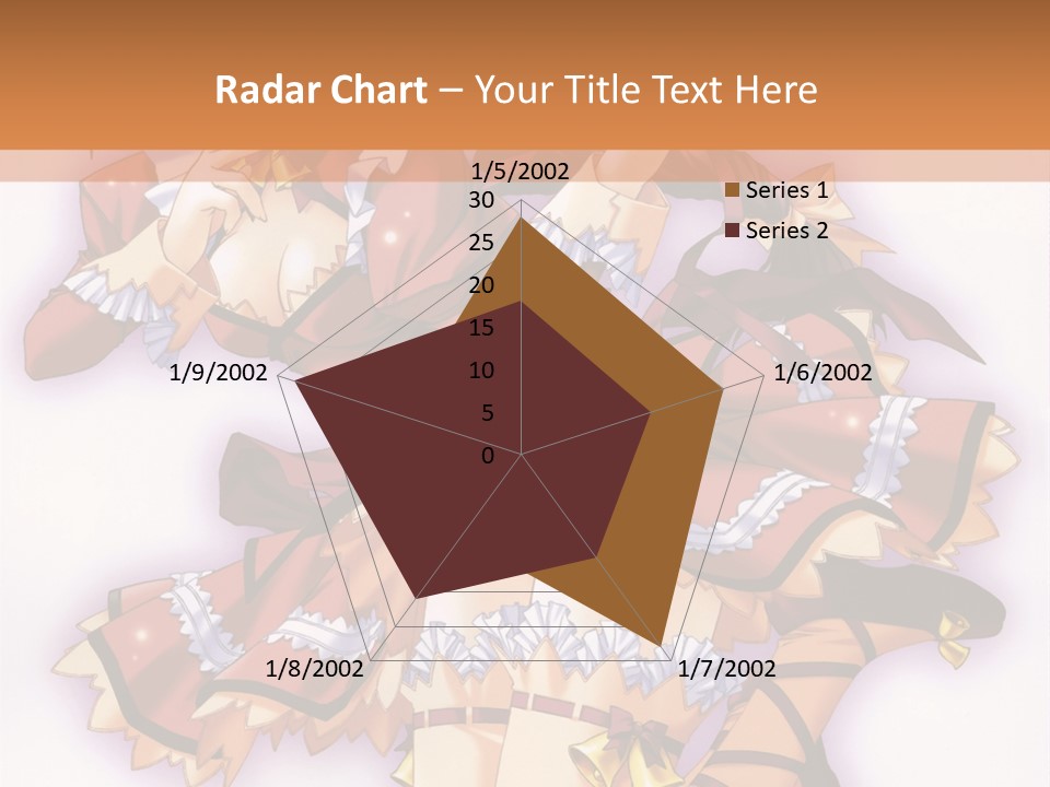 A Woman In A Red Dress With A Horn In Her Hand PowerPoint Template