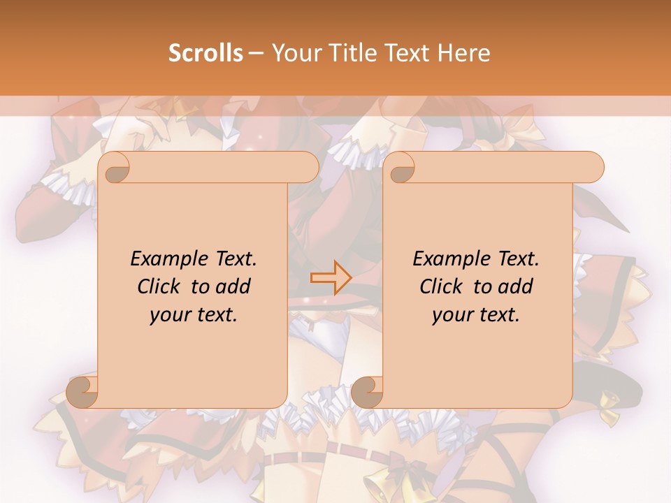 A Woman In A Red Dress With A Horn In Her Hand PowerPoint Template